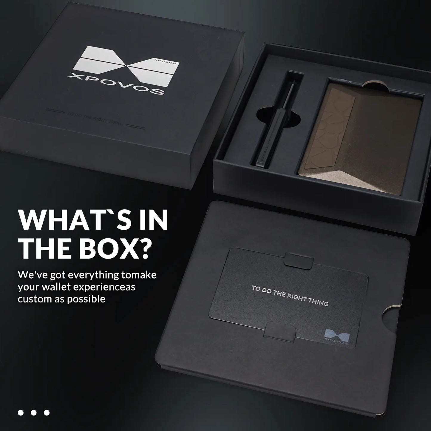 XPOVOS Hero Metal Wallet for Men with RFID & Money Clip