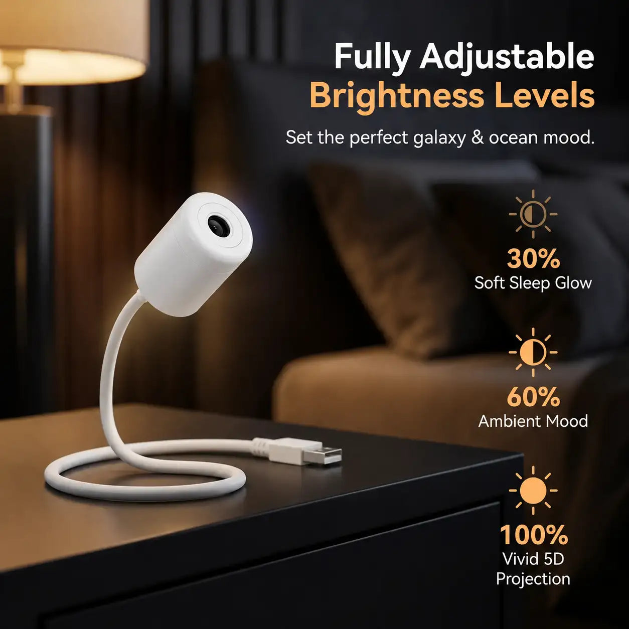 Comauo® Night Light Projector