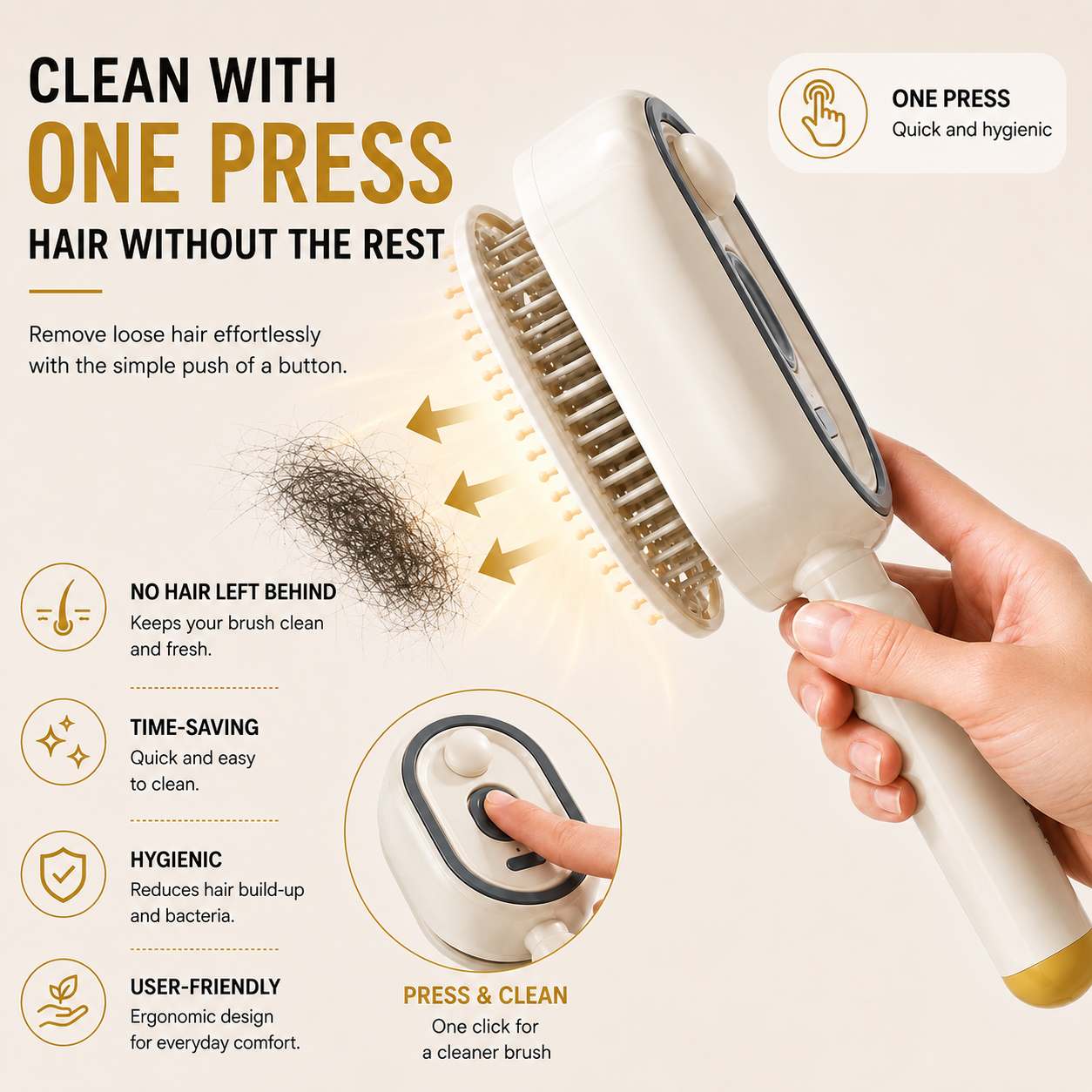 Anti-Knot & Anti-Frizz Brush