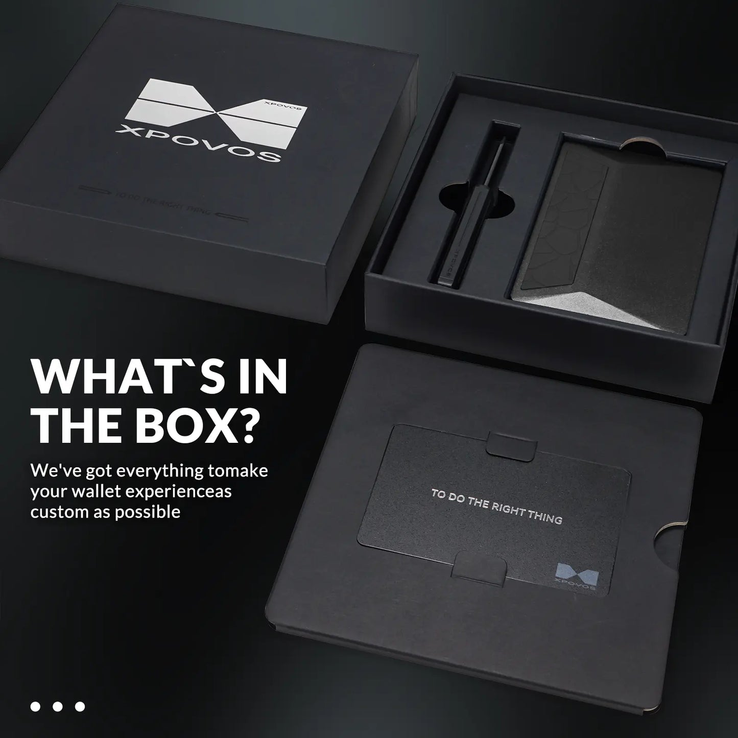 XPOVOS Hero Metal Wallet for Men with RFID & Money Clip